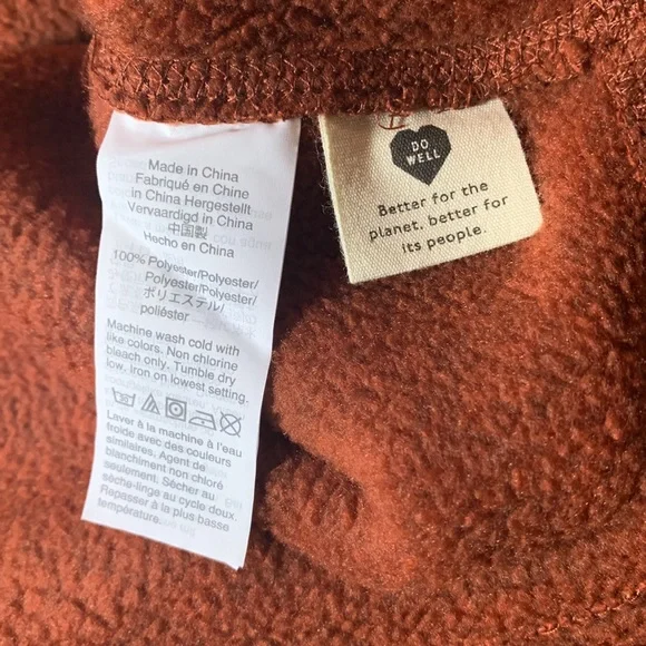 Madewell Polartec Fleece Hoodie Jacket Size XL - Picture 8 of 11